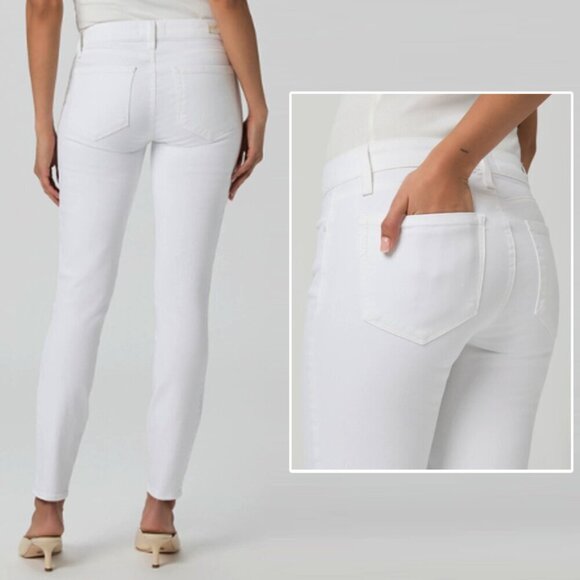 PAIGE Verdugo Ankle Skinny Jean Raw Hems Distressing Size 27 - Picture 3 of 16